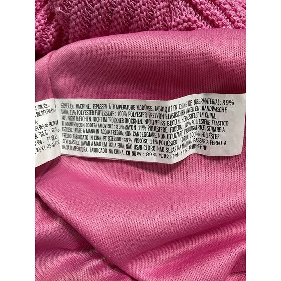 English Factory 'Wavy' Pink Knit Pants Size M - Picture 5 of 5